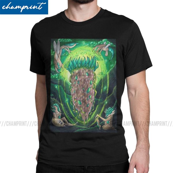 

men's t-shirt vortex pillar terraria hipster tee shirt short sleeve eye of cthulhu pixel game t shirts round collar classic