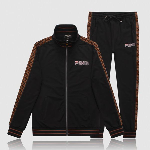 

2020 desinger jogging suit men medusa jacket + pants sportwear jogger suits mens running tracksuits casual sweatshirts, Gray