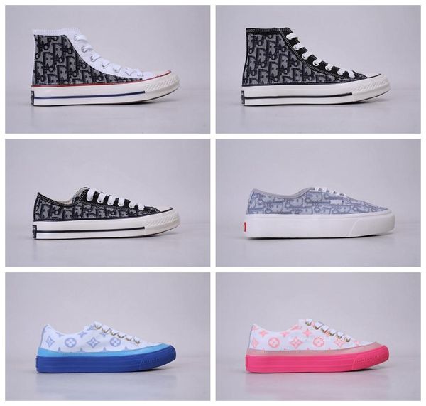 

2020 new high low b23 x 1970s outdoor b23 oblique casual shoes canvas shoes men and women luxury designer sneakers chaussures, Black