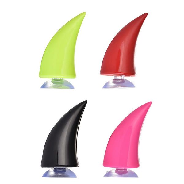 

1pc мотоциклетный шлем horn мягкий пластик мото шлем horns sucker личные рог украшение головной убор sucker