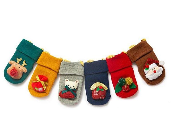 

newborn baby non-slip christmas stockings, Pink;yellow