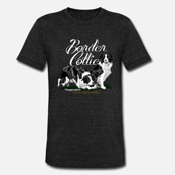 

border_collie t shirt men customized cotton euro size s-3xl costume cute funny casual summer style trend shirt