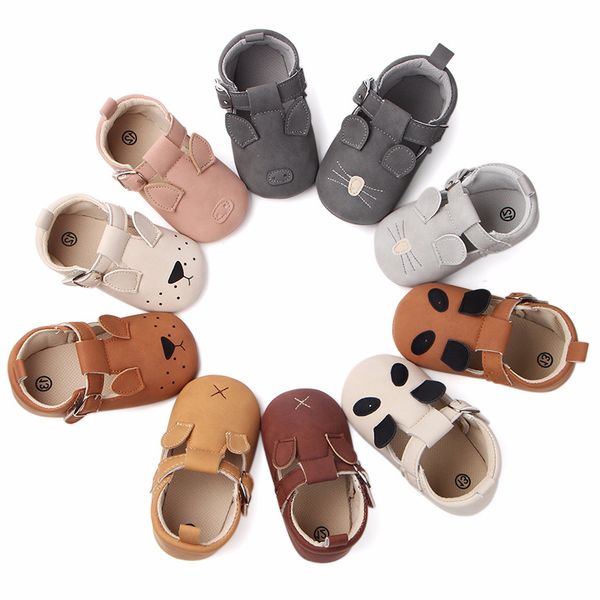

0-18 months animal toddler nubuck leather baby boy girl shoes first walkers soft soled infant footwear cute newborn baby shoes