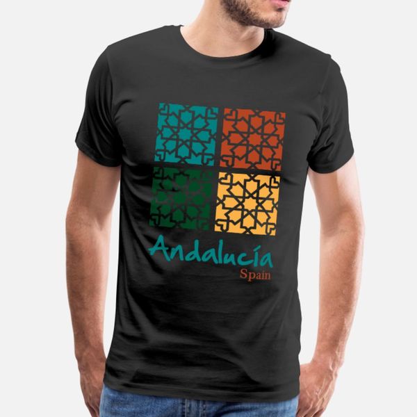 

andalusian tiles 5 t shirt men customized tee shirt o-neck pictures crazy authentic summer kawaii shirt
