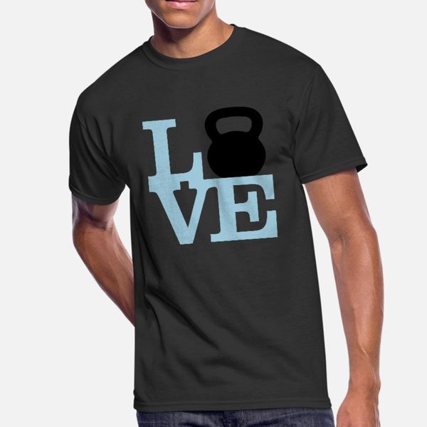 

love kettlebells amrap style t shirt men anti-wrinkle short sleeve o-neck basic solid anti-wrinkle fashion summer style trend shirt