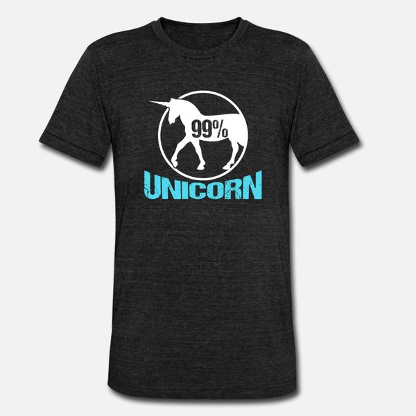 

unicorn 99 percent unicorn тенниски мужчины на заказ футболка круглого шеи костюм fit basic лето стандартной рубашки
