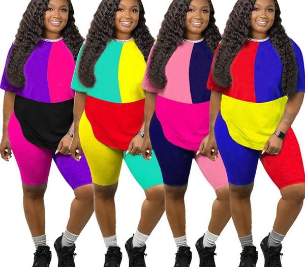 

women outfits two piece set shorts sportswear women clothes t-shirt + shorts jogging sport suit sweatshirt summer sport suit klw4477, Gray