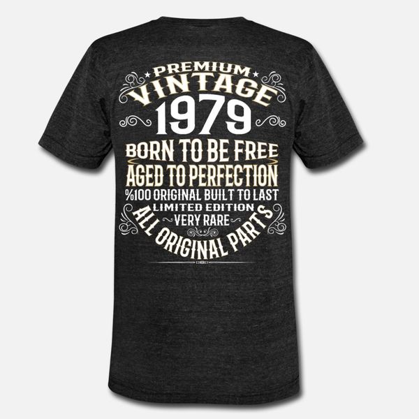 

premium vintage 1979 t shirt men designing short sleeve s-xxxl unique fitness comfortable summer pattern shirt