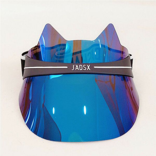

new visor sun hat golf tennis beach cap summer uv protection transparent blue gray