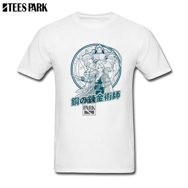 

alchemist edward t shirt anime tee youth for children men's shirt print funky full metal japan sale crew neck short sleeve