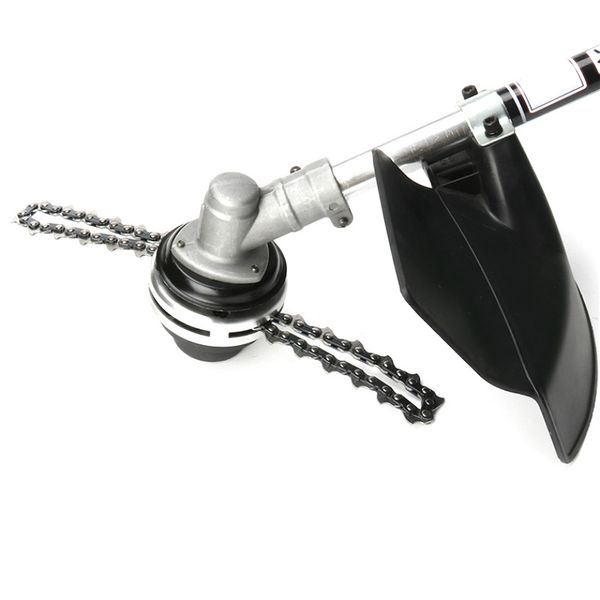 

kimv garden grass brush cutter trimmer head with chain for m10*1.25l gear box
