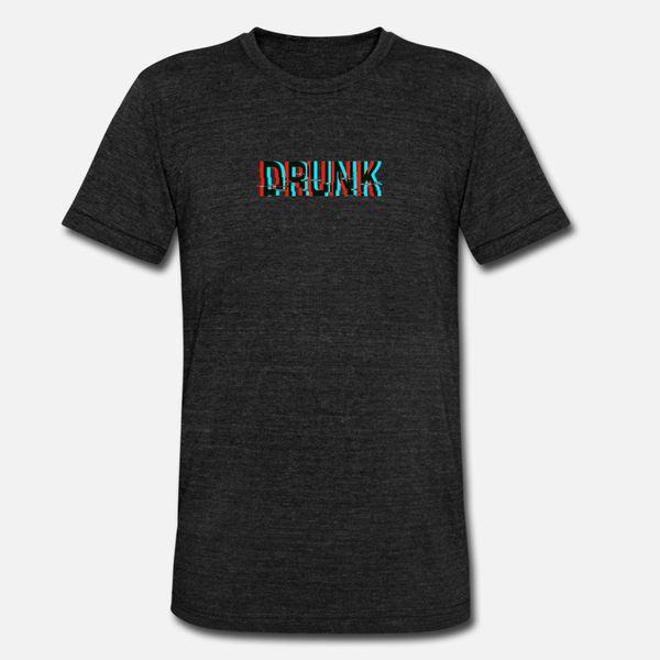

drunk anaglyph 3d text футболка мужчины хлопок сыпучие s-xxxl vintage сыпучие смешной spring trend
