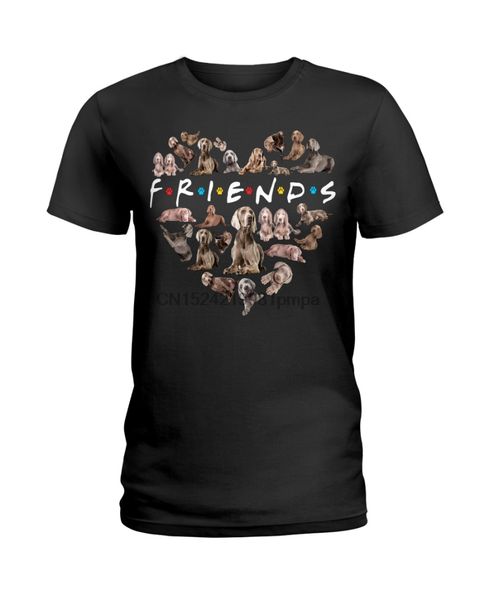 

men t shirt weimaraner - friends(9) women tshirts