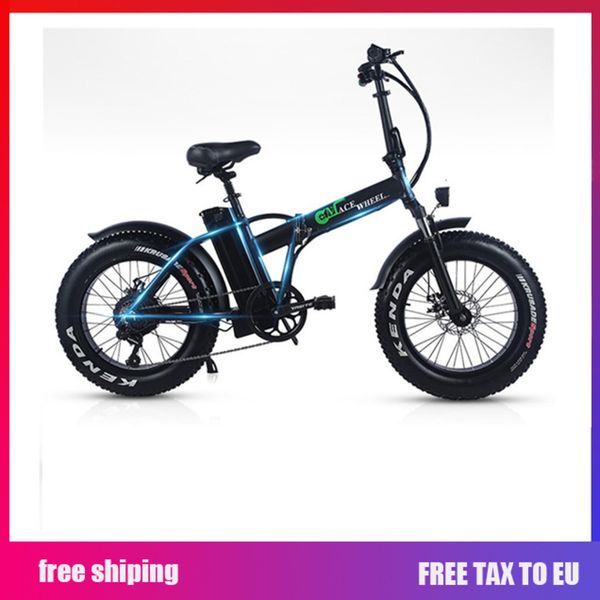 

your stock no charge 500w vouwen fat tire 2-wheel electric bike 48v 15ah removable bt beach cruise booster electric bike snow, Silver;blue