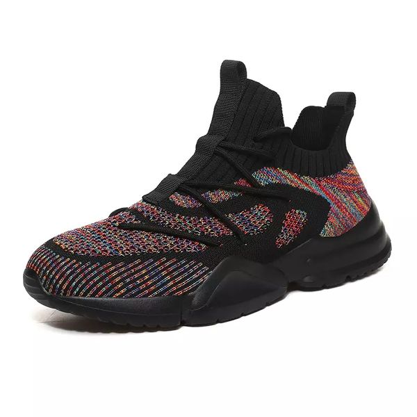 

men's flying net-trainers breathable large size outdoor trend popular web celebrity men's running shoes