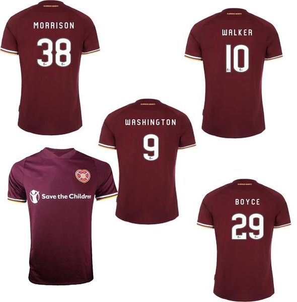

new heart of midlothian soccer jerseys 2020 21 boyce cochrane morrison irving ikpeazu washington walker home football shirt, Black;yellow
