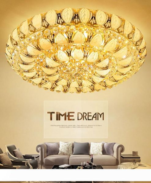 

2018 k9 crystal chandelier 3 7 colour remote control pendant lamp luxury crystal ceiling light fixture lusters chandeliers