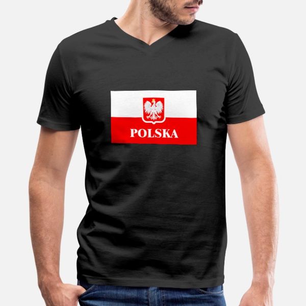 

polska 1 t shirt men create cotton crew neck fit famous authentic spring autumn vintage shirt