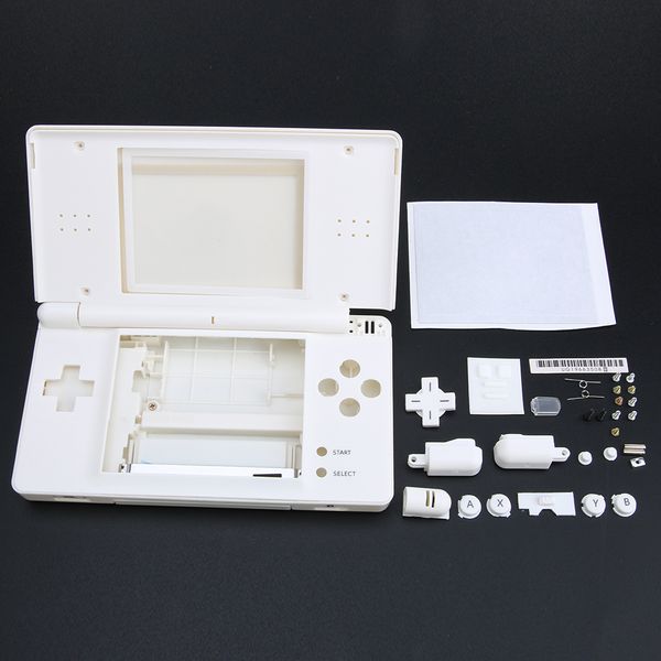 Schwarz Weiß Vollgehäuse Shell Schutzhülle Kit Ersatz Reparatur für Nintend DS Lite NDSL Spielkonsole Hohe Qualität SCHNELLER VERSAND