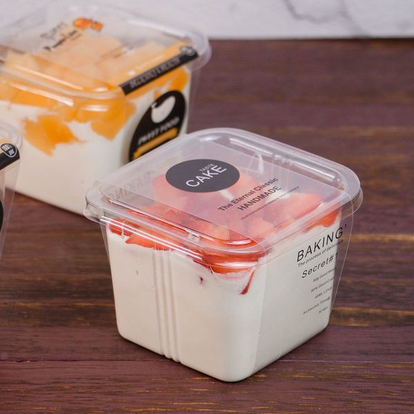 

25pcs net red mousse dessert cups small cake transparent cheesecake ice cream pudding yogurt jar baking package box