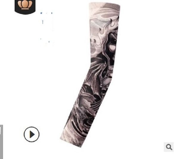 

2020 protective sleeves flowered arm tattoo sleeve seamless outdoor cycling tattoo sleeve sunscreen sleeve cycling ps004