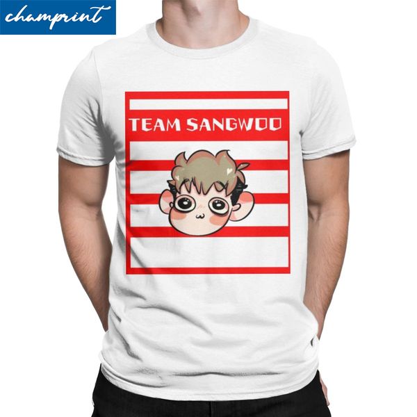 

men's t-shirt team sangwoo fashion tees short sleeve killing stalking korean yaoi manga t shirt crewneck clothes graphic printed