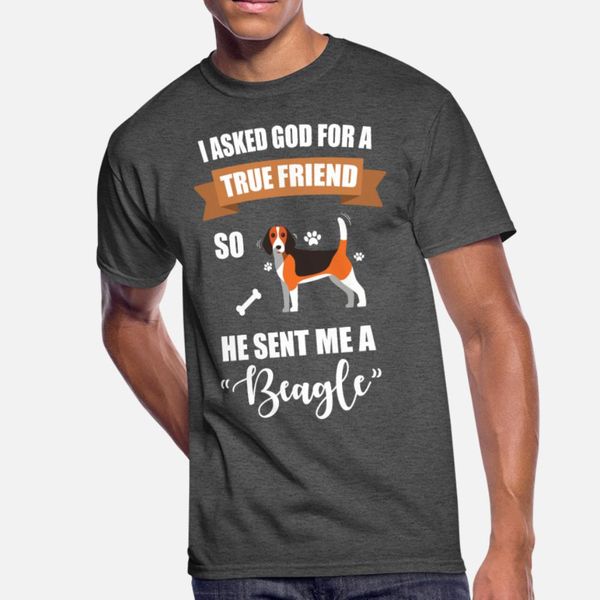 

beagle puppy dog owner t shirt men printing cotton round neck fit sunlight fashion spring autumn vintage shirt