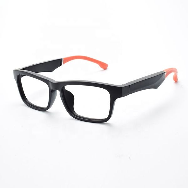 

wholesale 2020 fashion wireless bluetooth 5.0 earphones smart sunglasses anti blue light glasses, Silver