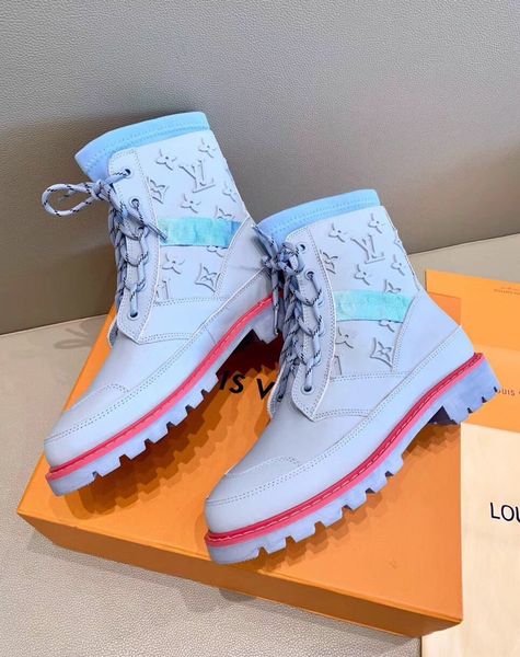 

2020 new sr luxury designer metropolis ranger flat boots high-quality women's casual fashion trendy nude boots