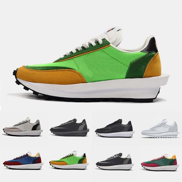 

green gusto triple black pigeon white nylon nyc x ldv waffle daybreak trainers mens running shoes wolf grey women men sports schuhe sneakers