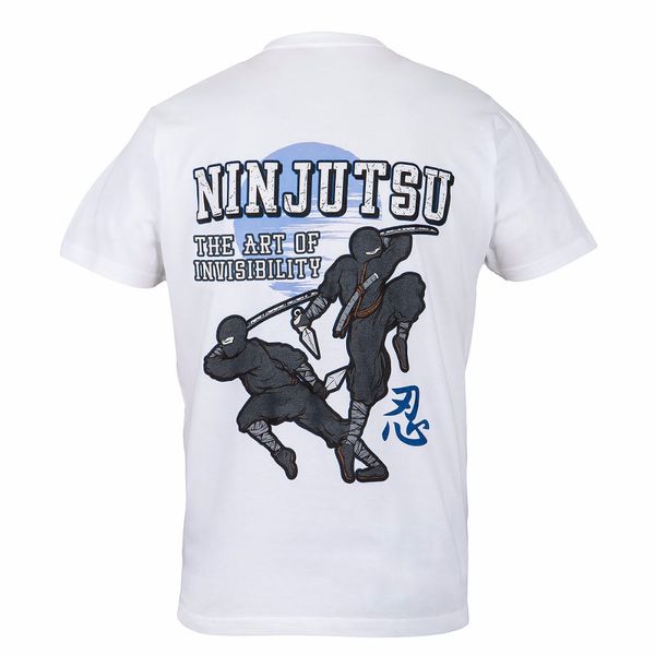 

summer 2019 100% cotton printed pure cotton men's ninja ninjutsu ideal for treining gymer casual wears harajuku tee shirts