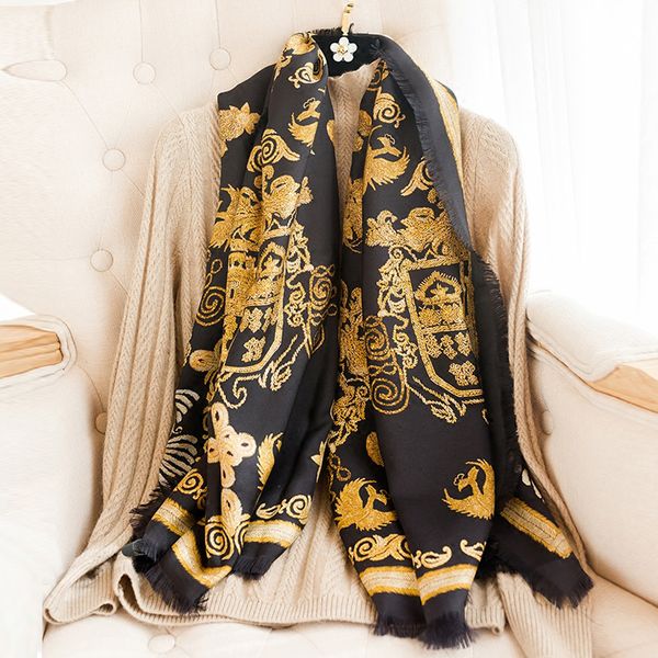 

bysifa] ladies brand silk scarf shawl fashion accessories grade fine pure silk scarves wraps 135*135cm silk muffler, Blue;gray