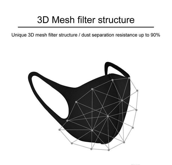 

k-pop black masks man mask for dust nose fashion anti blend reusable 2020 protection and mask face woman cotton mrowl tore2010