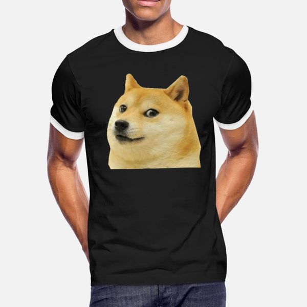 

doge t shirt men knitted short sleeve plus size 3xl pictures cute new style summer style formal shirt