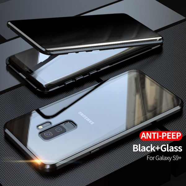 

note 8 360protective s8 metal galaxy glass privacy s9 magnetic case magnet phone tempered samsung cover for 9 s10 plus dwqgl pt2009