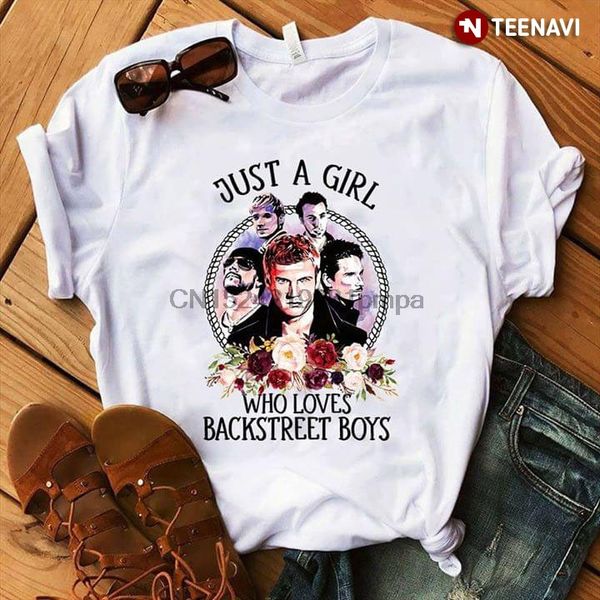 

мужчины футболка just a girl кто любит backstreet мальчики женщины футболки