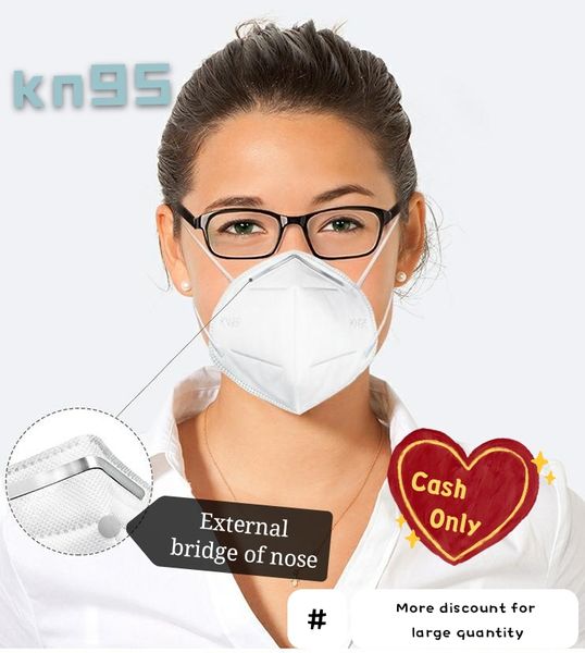 

Free shipping KN95 mask adult independent dust-proof, anti-fog and anti-sneak disposable face mask Five-layer disposable KN95 level protecti