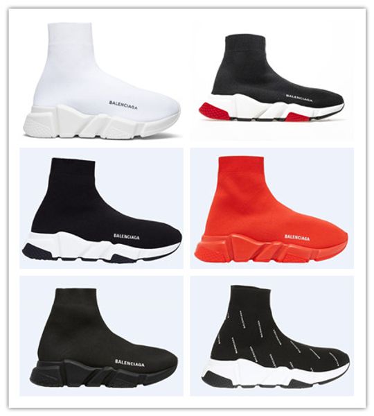 

2020 running shoes balenciaca platform casual of triple socks mens womens sports sneakers shoes size 36-45, Black
