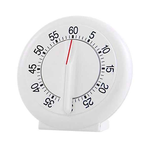 

timer 60 minutes mechanical white home alarm reminder portable circle kitchen