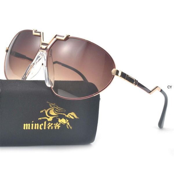 

пилотный солнечные очки женщин 2020 новая мода серый rimless оттенки мужчины ретро роскошные мужчины солнцезащитные очки женщины gradient uv, White;black