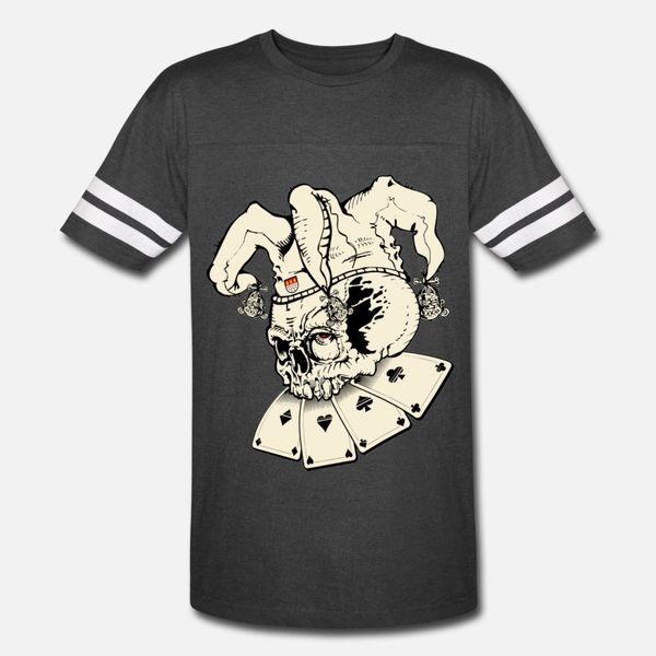 

skull joker t shirt men gift tee shirt o neck gents gift new fashion summer style pattern shirt