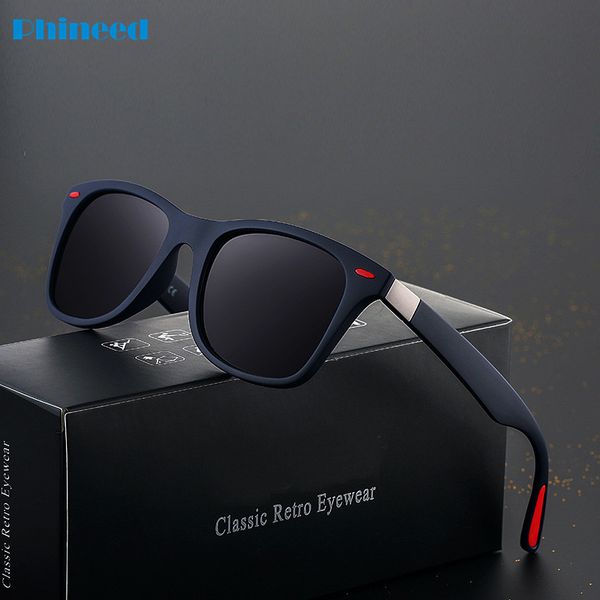

2020 new fashion square polarizing sunglasses men women uv400 sun glasses classic retro brand design driving sunglasses, White;black