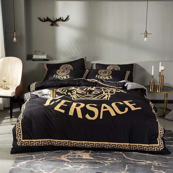 

bedding sets cotton bed letter flower duvet cover quilt cover solid sheet brief bedclothes comforter cover