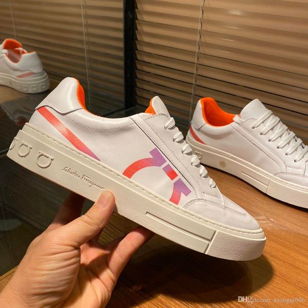 

2020 summer luxury designer, men's fashion casual shoes, comfortable and versatile breathable sneakersad, Red;white