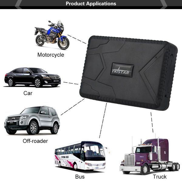 

5pc vehicle tracker tk915 12-24v gps locator waterproof strong magnet car gps tracker 10000mah long battery car tracking device