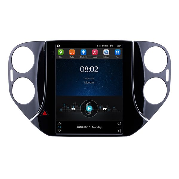 9,7-дюймовый автомобиль Android Video Navi System для 2010-2016 VW Volkswagen Tiguan 4G Wi-Fi Зеркало ссылка OBD2 ReardView