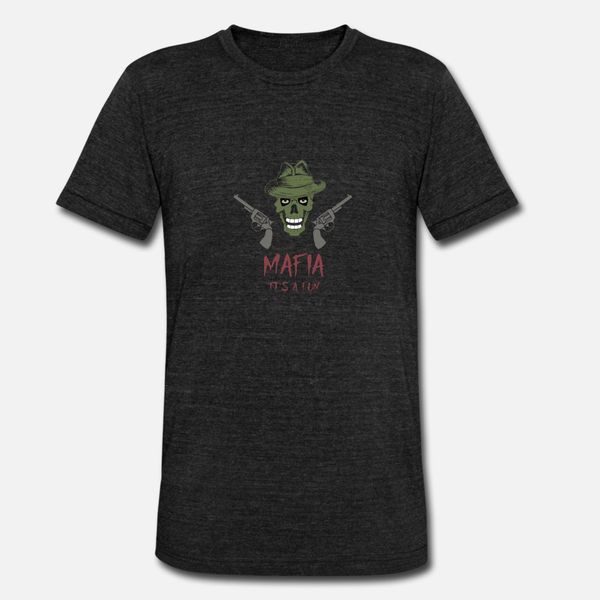 

mafia is a fun t shirt men customize cotton round collar pattern interesting new style summer style kawaii shirt