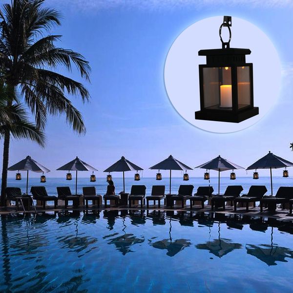 

waterproof solar lights for garden decoration flickering flameless candle outdoor lighting smokeless solar lantern for camping