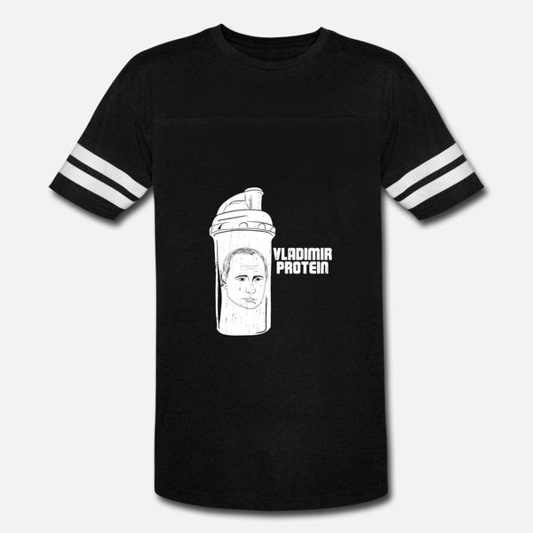 

vladimir protein fitness joke politics putin t shirt men create cotton o-neck novelty gift building summer style unique shirt