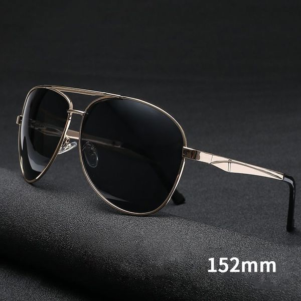 

polarized sunglasses men oversized pilot sun glasses for men brand designer wide face retro driving sunglass male uv400 oculos, White;black